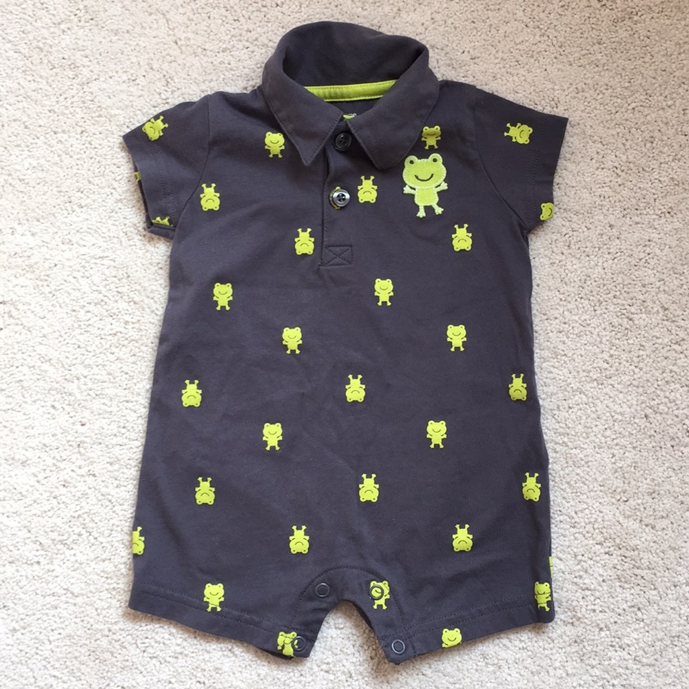 NWOT gray one piece from carters size 3m
